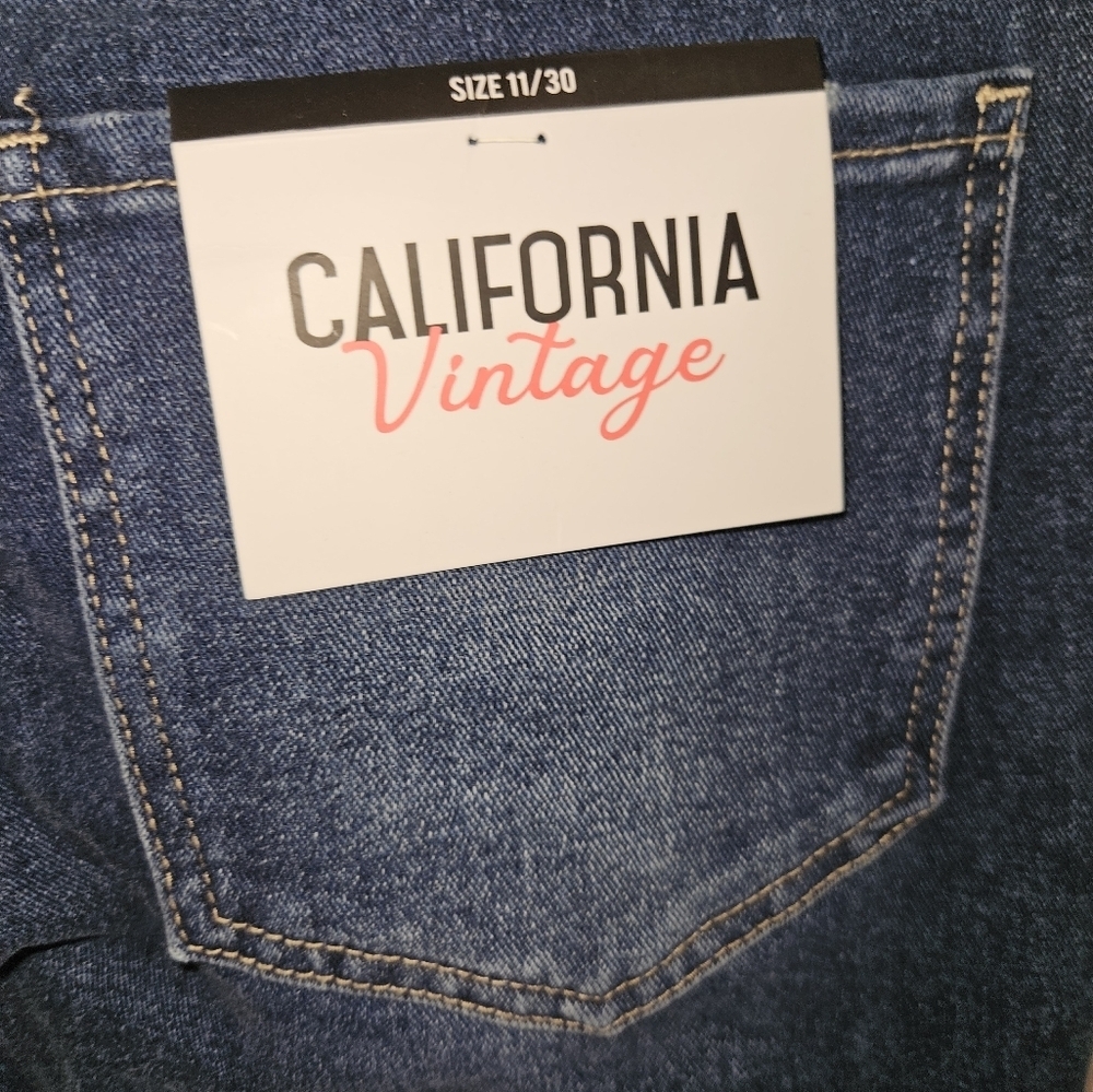 California Vintage Skinny Jeans Size 11/30 - Picture 5 of 8